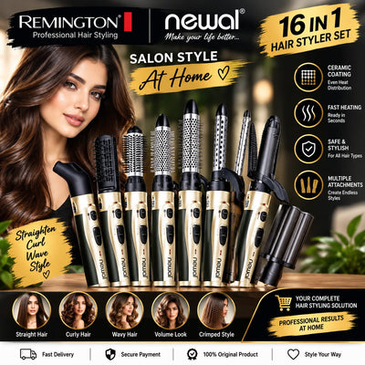 16-in-1 Professional Hair Styler Set – Ceramic Coating