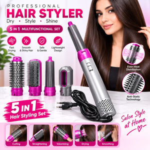 5-in-1 Professional Hair Styler – Multi-Function Hair Dryer & Styling Set