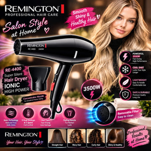 Remington Professional 3500W Ionic Hair Dryer (RE-4400)