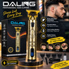 Daling DL-1086 Professional Hair Clipper – Premium Golden T-Blade Trimmer