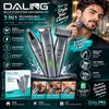 Daling 3-in-1 Men’s Grooming Kit DL-9218 – Hair Trimmer, Nose Trimmer & Electric Shaver